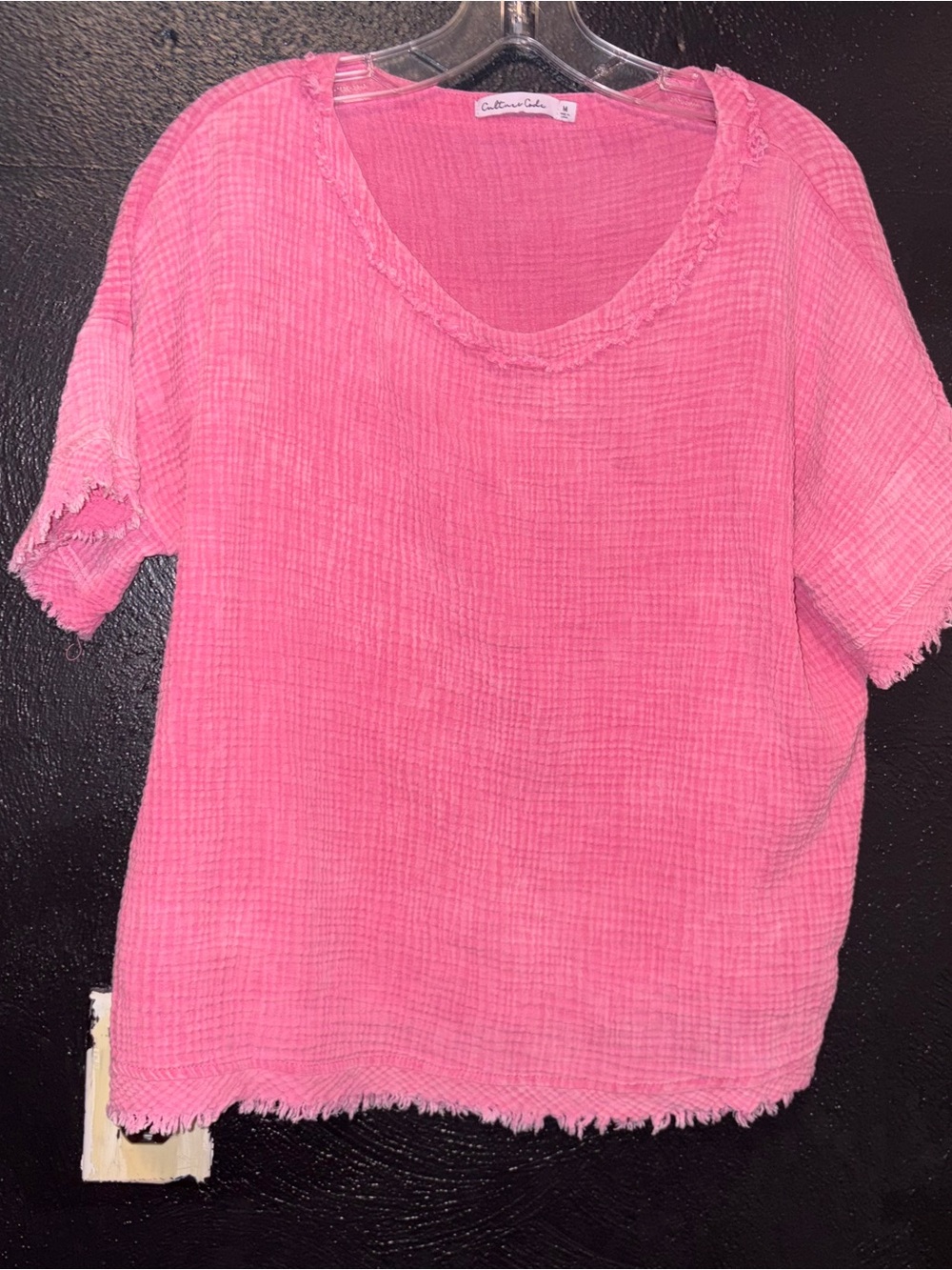 Culture Code Women’s Size Medium Oversized Pink Top